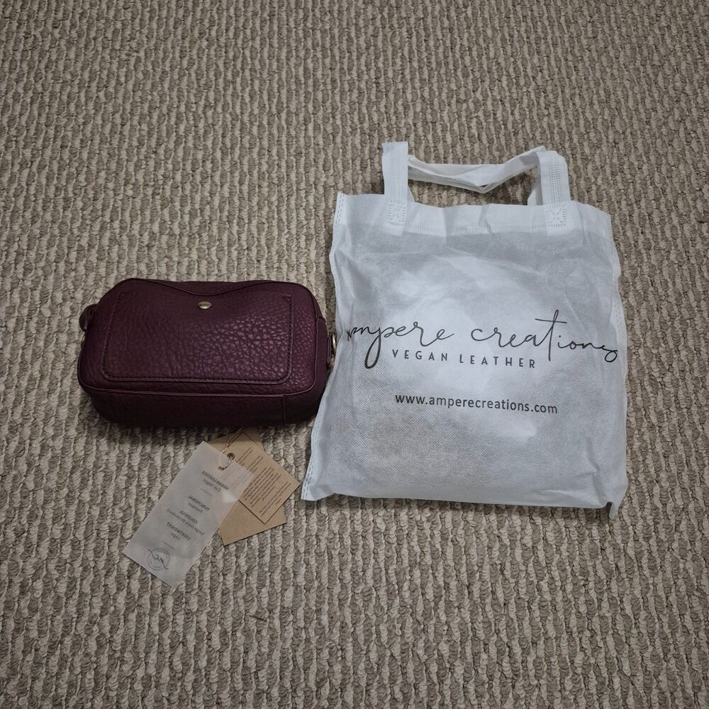 Ampere Creations The Sustainable Betty Crossbody - Eggplant MSRP $58